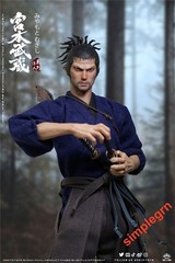 ZGJKTOYS L-001 1/6 Ronin Series: Miyamoto Musashi Action Figure In Stock