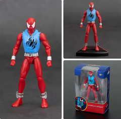 Action Figure SPIDER-MAN vs SCARLET- SPIDER set Lot Spider-verse into Spiderman