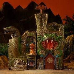 MOTU Origins Snake Lair Playset Crowdfund, includes Lady Slither and her steed