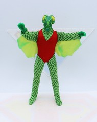 Mego Neptunian Star Trek Vintage Alien Original Action Figure Yellow Wings MINTY