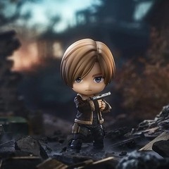 Resident Evil Leon Scott Kennedy 10cm Figure #2337 Collectible Birthday Gift