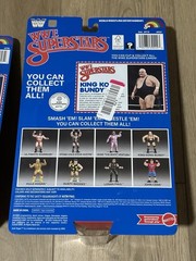 WWE Mattel LJN Jesse Ventura & King Kong Bundy Black Card WWF Figures