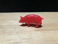 Unbranded Plastic Animals Lot Of 5 Vintage Varies Sizes