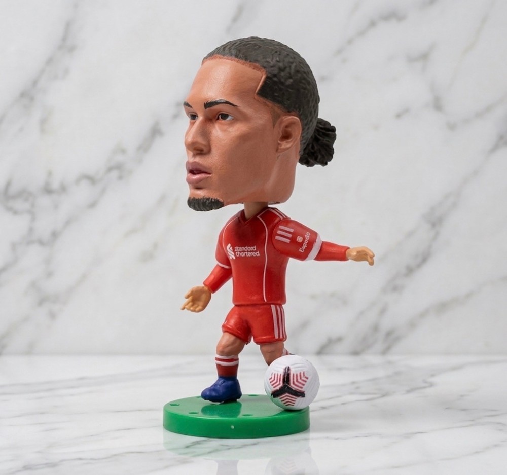 Virgil Van Dijk Figure Liverpool LFC EPL Toy Soccer 6.5cm Football Collectible