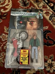 Unopened Terminator 2 John Connor with Motorcycle Action Figure KENNER 1991