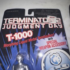 VTG 1995 Terminator 2 Judgement Day Action Figure – T-1000 & Endoskeleton – New!