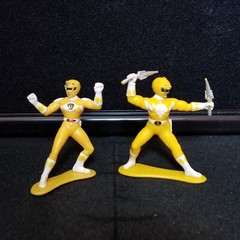 Vtg Bandai Power Rangers PVC Figure 13 Lot Green Black Yellow Red Blue Ranger