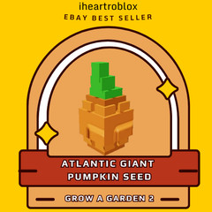 Atlantic Giant Pumpkin Seed 1x | Cheap & Fast | Grow a Garden 2 FALL HARVEST