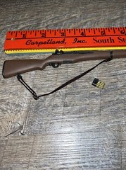 1/6 21ST CENTURY WW2 US ARMY M1 GARAND PLASTIC RIFLE ULTIMATE SOLDER HASBRO