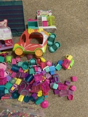 Lot Of ~300+ Shopkins Figures, Playsets, & Display Mixed Season Unsearched 4lbs