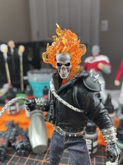 CUSTOM (PAINTED) ML Ghost Rider penance Headsculpt (READ DESCRIPTION)