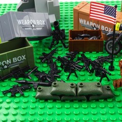 Military Weapons Pack – 24 Pcs WWII Toy Set for Boys 6+, Safe & Imaginative Play