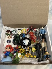 Mixed Lot Toys Action Figures 15 Star Trek Transformers SpiderMan Super Mario