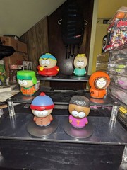 South Park Smols Culturefly vinyl figures Cartman, Kenny, Kyle, Stan, *NO BUS*