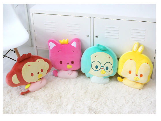 PINKFONG Baby line cushion PINKFONG HOGI POKI JENNY Animation Korea
