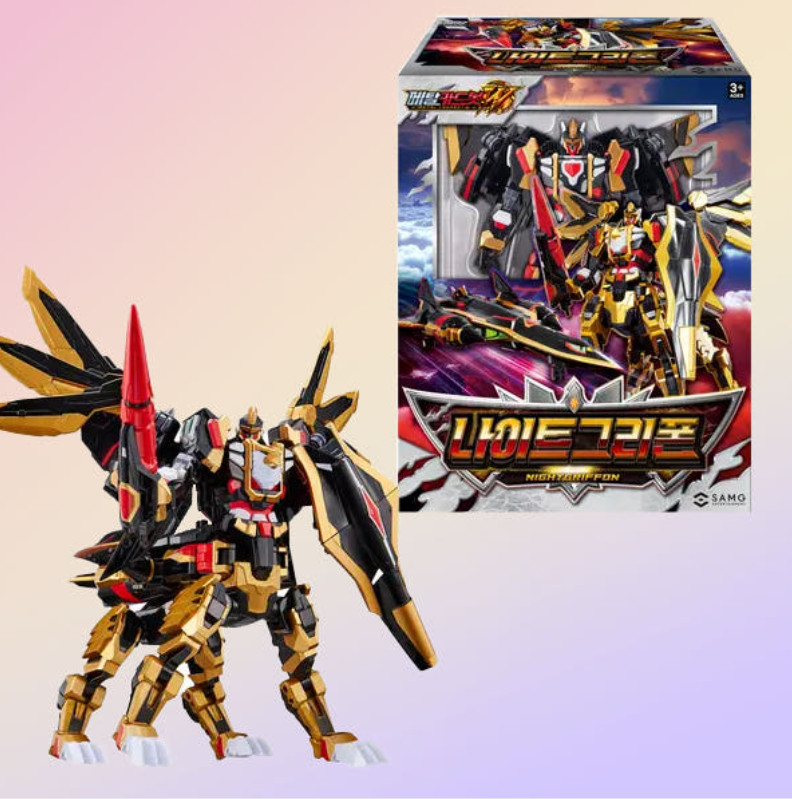 Metal Cardbot W NightGriffon Transformer Robot Jet Aircraft Korean Toy 2025 NEW