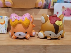 Smooshy Mushy Stress Toy Bunny Plush Num Noms Figure Plusheez Keychain Toy Lot