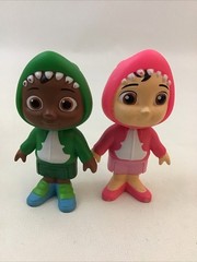 Cocomelon Baby Shark Character Family Figures Set Lot of 6 Mini Doll Toys