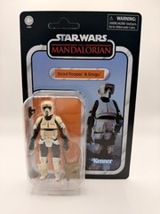 Star Wars Vintage The Mandalorian Scout Trooper & Grogu VC289 2023*