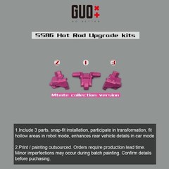 GO BETTER 3D DIY Filler Upgrade Kit For SS86 Hot Rod/40th/SG Rodimus Accessories