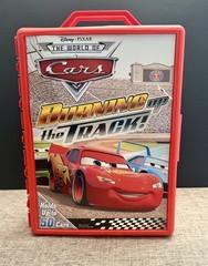 Disney Pixar The World of Cars Burning Up the Track Case & 34 diecast Cars rare