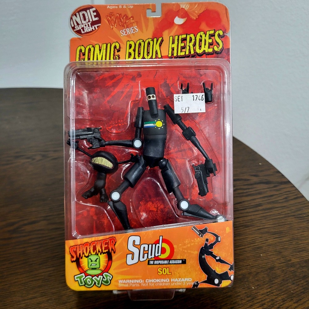 Shocker Toys “Scud the Disposable Assassin” rare SOL variant Indie Spotlight