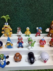 Super Mario Bros. Action Figures Lot 15 Pcs Nintendo Collection Bowser Jr. Iggy