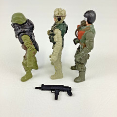 Military Action Adventure 4″ Figure Bundle Lot Soldier Force Corps Combat Pilot