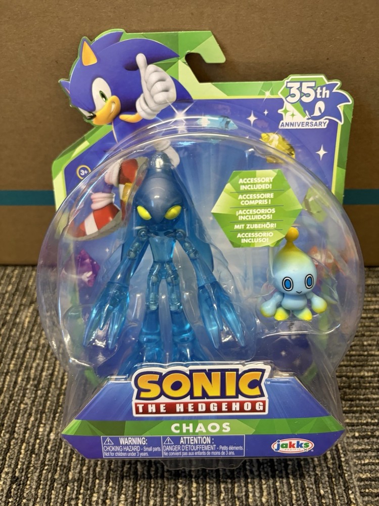 Jakks Pacific 35th Anniversary Sonic The Hedgehog Chaos with Chao 4″ Figure