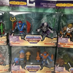 Masters Of The Universe Minis Full Set Of 6 Minifigure 2 Packs New, 12 mini figs