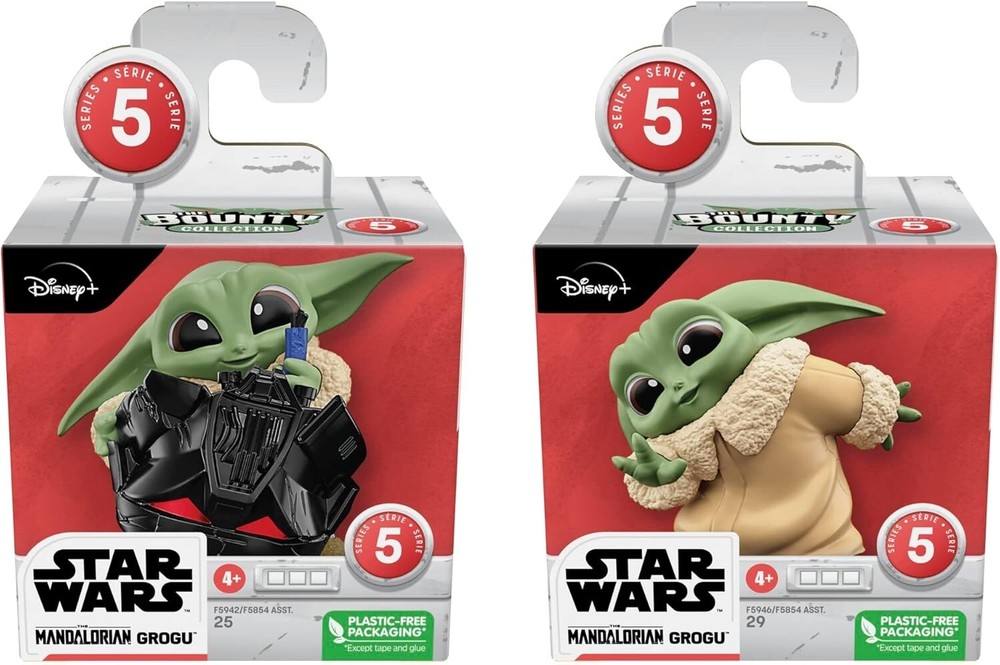 -NEW In Box- STAR WARS 2-Pack Grogu Figures, 2.25-Inch-Scale FREE SHIPPING!