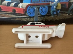 Authentic Learning Curve Wooden Thomas Train Harold the Helicopter!