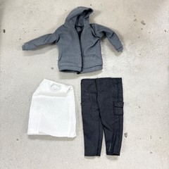 PB-NT3-WK-SET: Grey hoodie, white shirt, black pants for Nota NT-03, NT-03S body