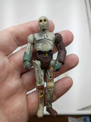 Star Wars Saga ROTS Clone Wars Droids Figure LOT Pit R2-D2 C-3PO R5-D4 8D8