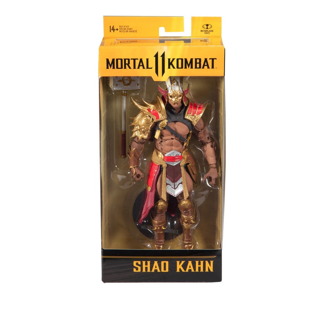 McFarlane Toys Mortal Kombat 11 Shao Kahn Gold -non mint package