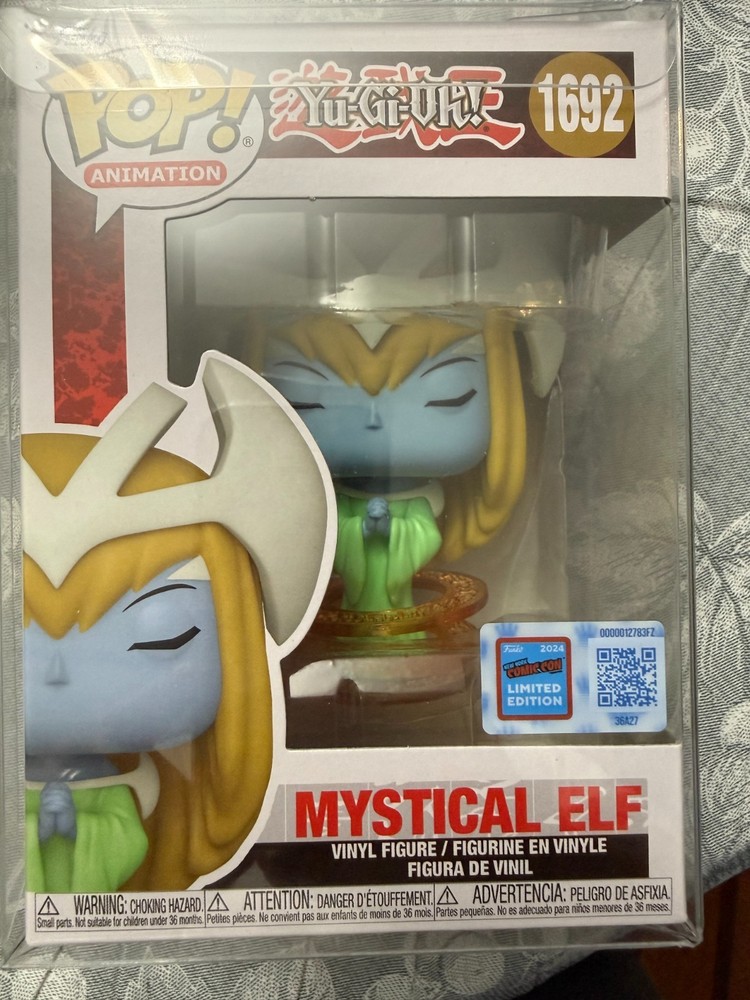 FUNKO POP YUGIOH! #1692 Mystical Elf New York Comic Con Limited Edition w/ Case