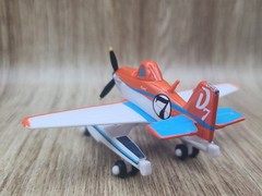 Disney Pixar Planes Pontoon Dusty #7 Fire & Rescue Mattel Loose NO Packaging