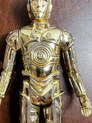 VINTAGE KENNER STAR WARS 1977 HONG KONG R2-D2 ARTOO SCOPE & C-3PO THREEPIO LOT