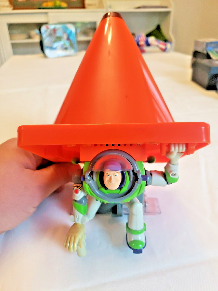 Disney Pixar Toy Story 2 Undercover Buzz Lightyear Works No Remote Fast Shipping