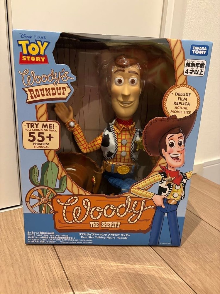 Takara Tomy Toy Story Real-Size Talking Figure Woody
