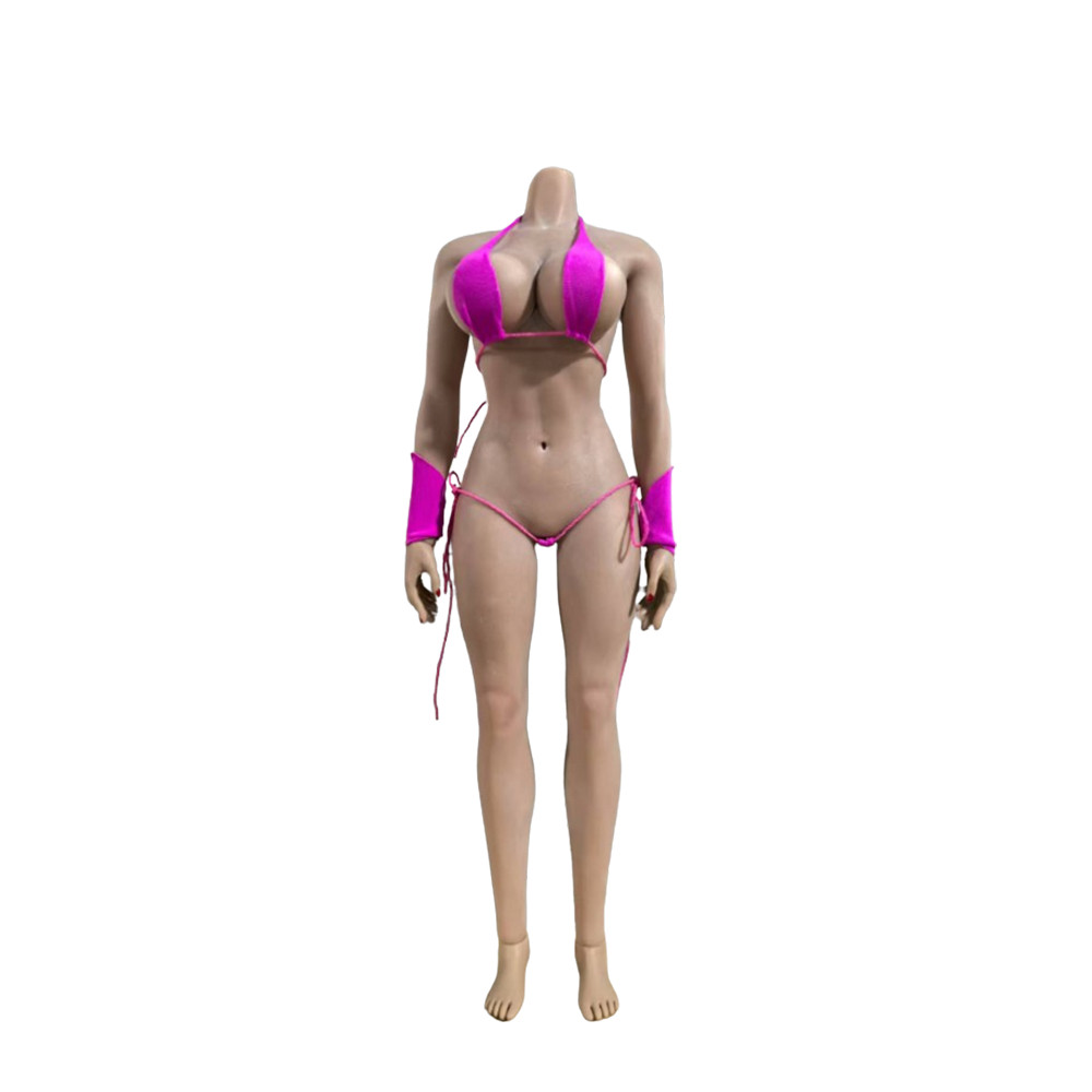 JIAOU DOLL 1:6 Suntan Skin Figure Body Large Bust 12inch Female Toys JOQ-10E-BXC