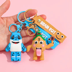 Cute 2026 Anime STEAL a BRAINROT Blue 67 Sahur Keychain No. 67 Keychain Pendant