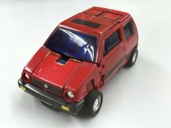 Takara Diaclone Car Robot No 6 Honda City R Vintage Figure 4.1 x 2.2 x 2.0 in.