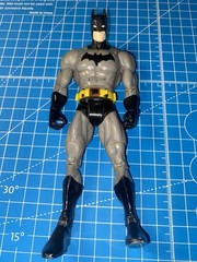 DC Comics Batman Action Figure Gray Black Yellow Comic Book Heroes Fully Jointed