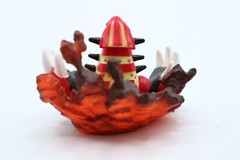 Pokemon Charizard Figure in Flames Fire 2016 Small 2.25″ Dragon