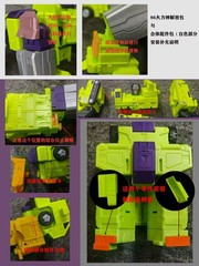 For Studio Series SS86 Devastator 3D DIY Release All Members Upgrade Kits