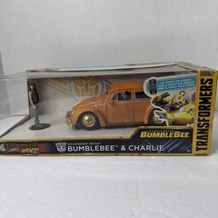 Jada Transformers Bumblebee Movie Volkswagen Beetle Die-Cast Car Charlie Figure