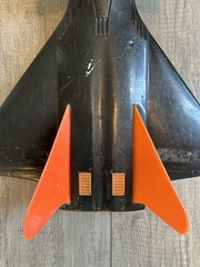 SUPER RARE Vintage American Plastic Toys Inc Spaceship Jet Fighter GI JOE AS IS