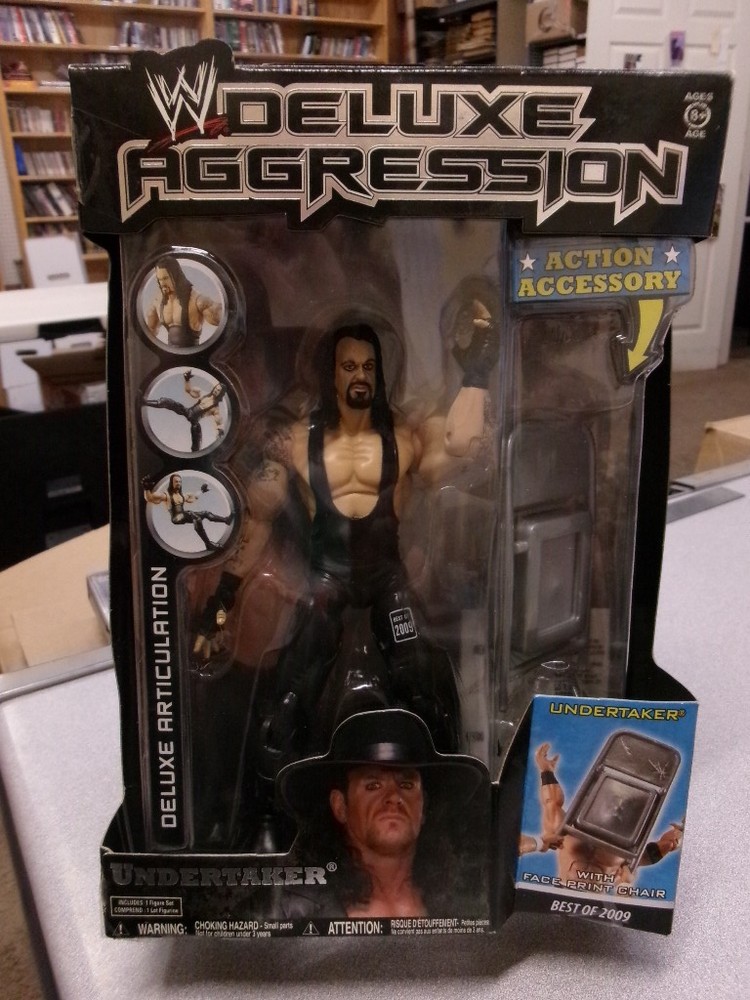 Undertaker WWE Jakks Deluxe Aggression boxed new unopened action figure