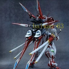 Nilson Work 1/60 MBF-P02 Astray Red Frame – Model Kit Four Knives with Backpack